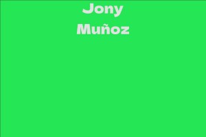 Jony Muñoz