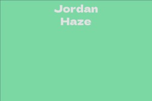 Jordan Haze