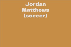Jordan Matthews (soccer)