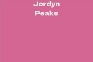 Jordyn Peaks