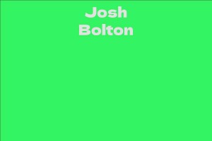 Josh Bolton