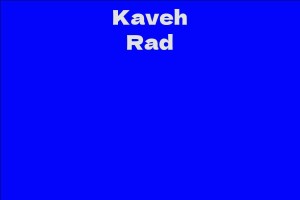 Kaveh Rad