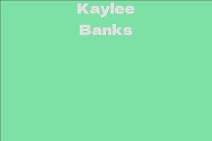 Kaylee Banks
