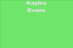 Kaylee Evans