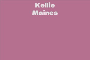 Kellie Maines