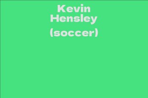 Kevin Hensley (soccer)