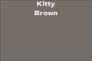 Kitty Brown