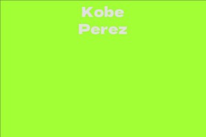 Kobe Perez