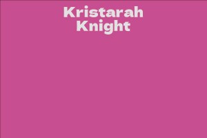Kristarah Knight
