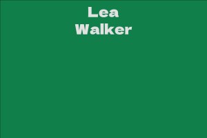 Lea Walker