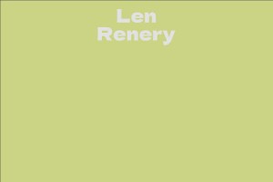 Len Renery