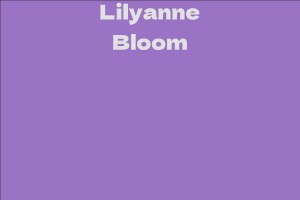 Lilyanne Bloom