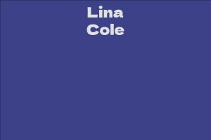 Lina Cole