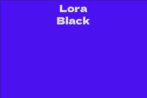 Lora Black