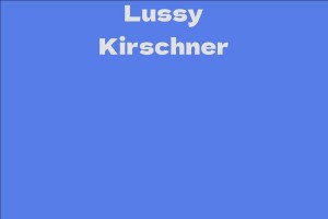 Lussy Kirschner