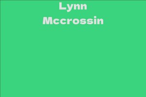 Lynn Mccrossin