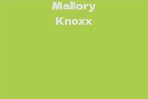 Mallory Knoxx