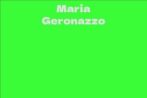 Maria Geronazzo