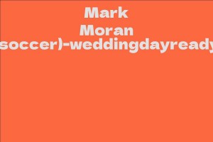 Mark Moran (soccer)-weddingdayready