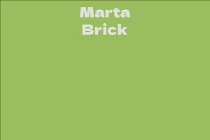 Marta Brick