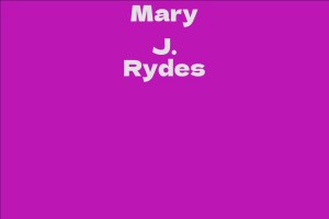 Mary J. Rydes