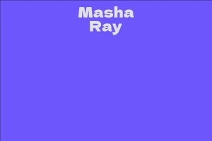 Masha Ray