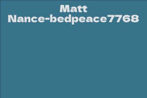 Matt Nance-bedpeace7768