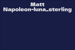 Matt Napoleon-luna_sterling