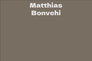 Matthias Bonvehi