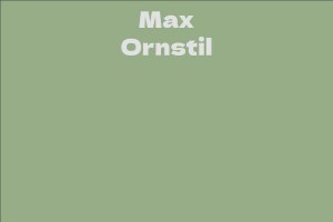 Max Ornstil