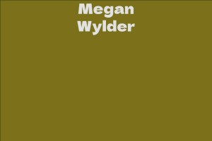 Megan Wylder