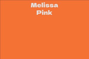 Melissa Pink