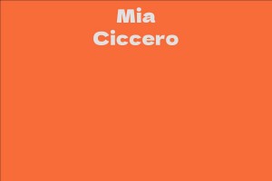 Mia Ciccero