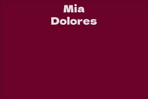 Mia Dolores