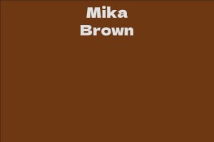 Mika Brown