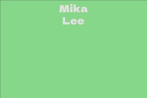Mika Lee