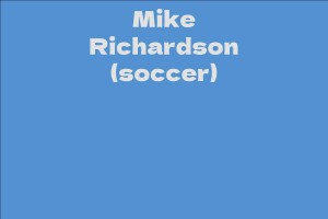 Mike Richardson (soccer)