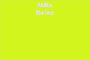 Mila Brite