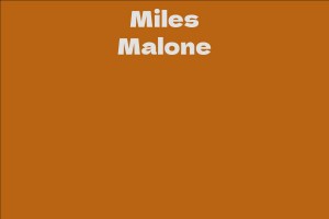 Miles Malone