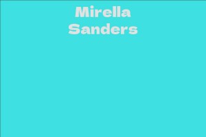 Mirella Sanders
