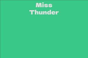 Miss Thunder