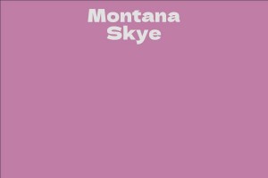 Montana Skye