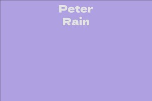 Peter Rain