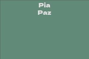 Pia Paz