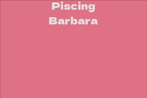 Piscing Barbara