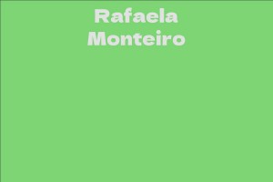 Rafaela Monteiro