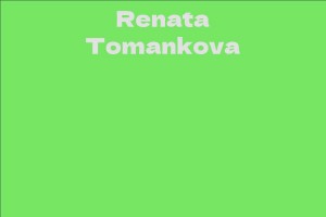 Renata Tomankova