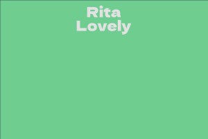 Rita Lovely