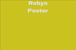 Robyn Foster