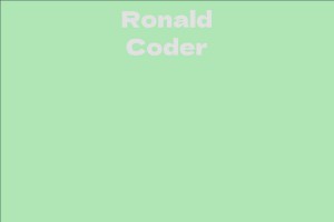Ronald Coder